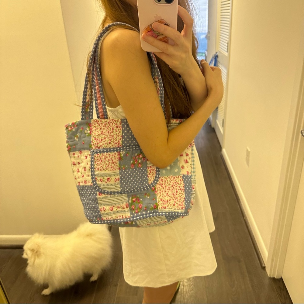 Super Cute Patch Work Quilted Bag - image 4